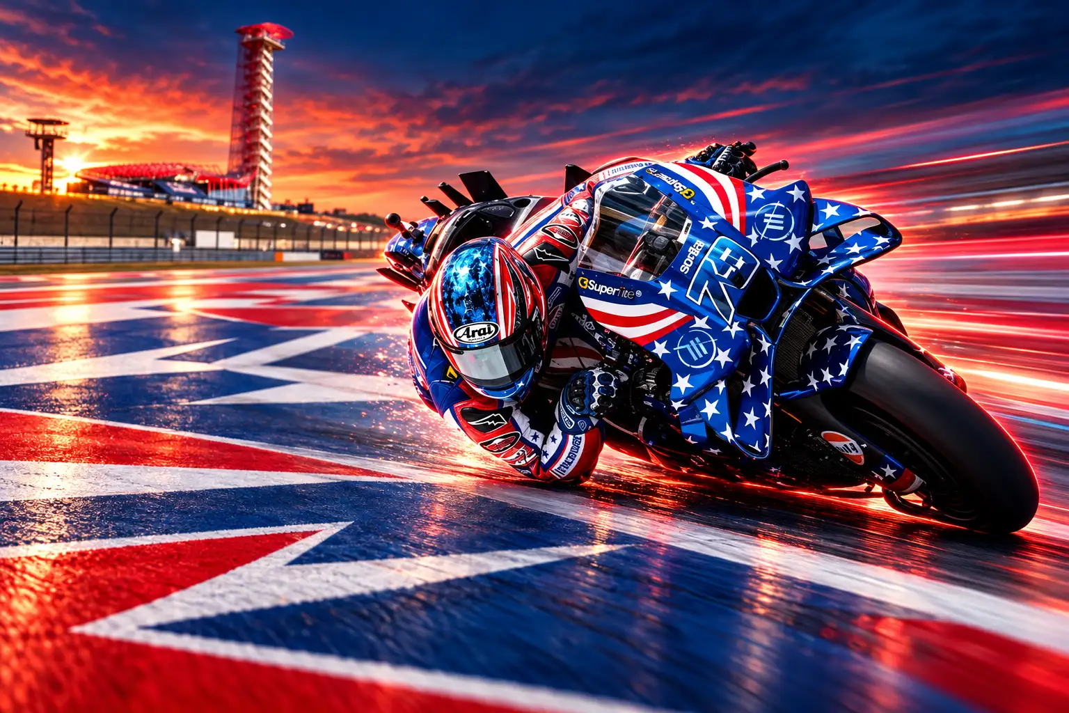 MotoGP demonstration at COTA during F1 USGP
